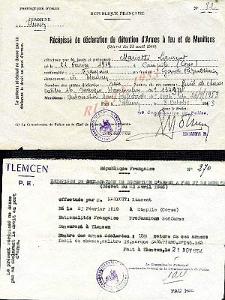 Oran documents divers 1138